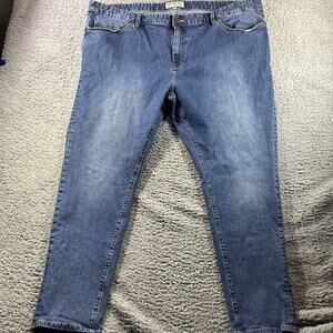Dapper Boi Slim Fit Jeans Mens Size 48x31 Blue Stretch Denim Stretch Pants